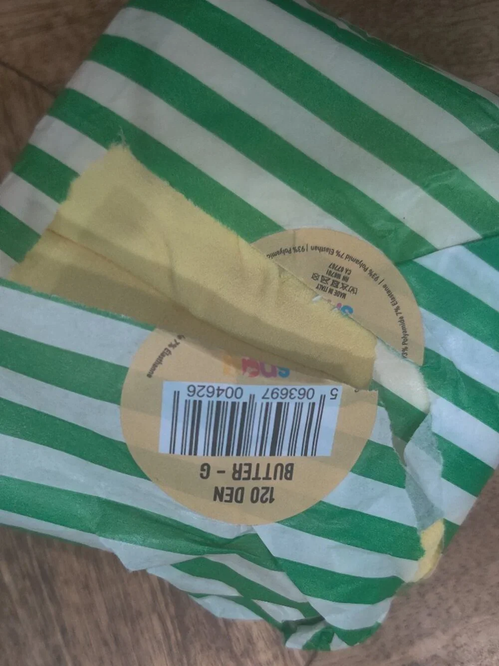 Snag tights size G plus size New